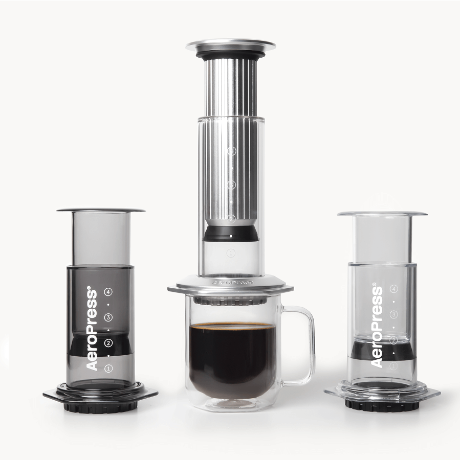 AeroPress Double Wall Glass Coffee Mug - 2 Pack