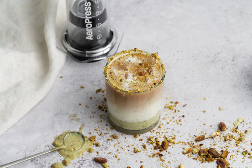 Pistachio Honey Latte