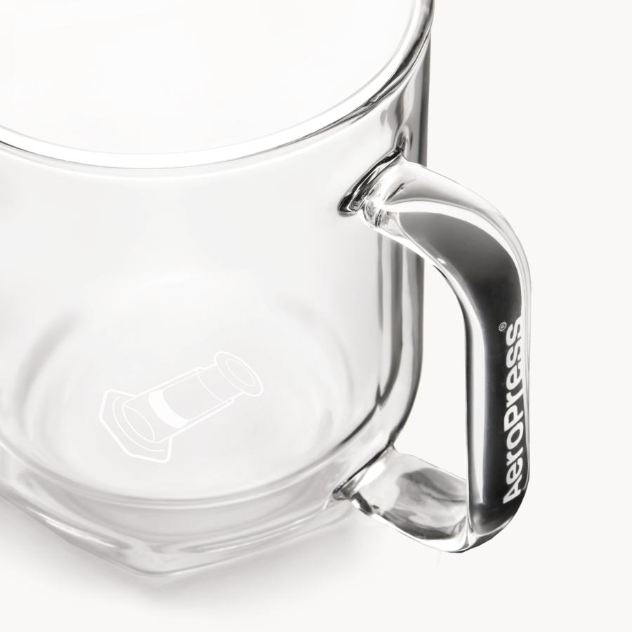 AeroPress Double Wall Glass Coffee Mug - 2 Pack
